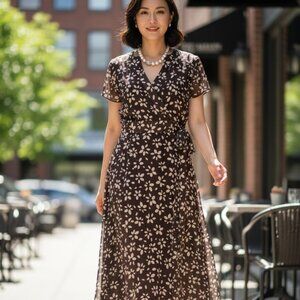 Talbots 100% Silk Dress Size 14